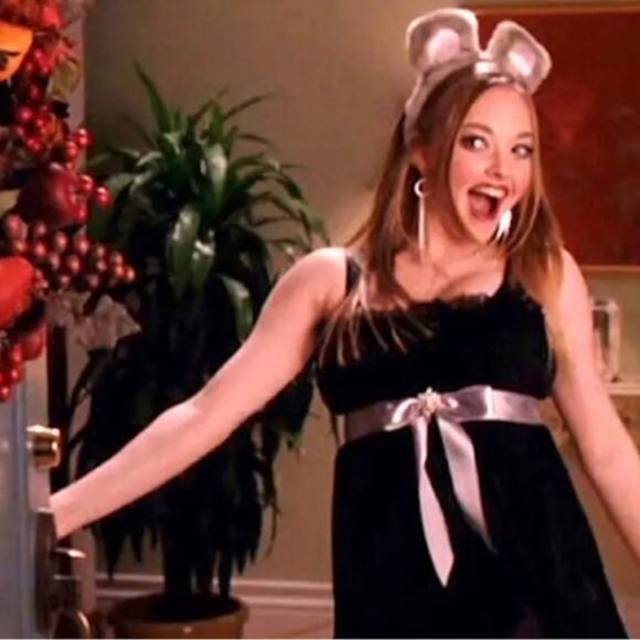 Vintage Y2K Black and White Fairy Asymmetrical Hem Party Dress - Picture 6 of 15